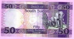 SOUTH SUDAN 50 Pounds 2019 p14 UNC ÇİL