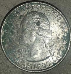 AMERİKA 2015 D   25 CENT ÇEYREK DOLAR  HATIRA  BLUE RIDGE PARKWAY