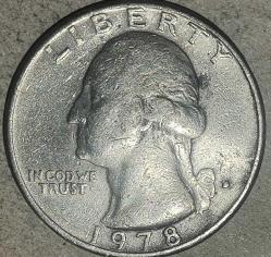 AMERİKA 1978  25 CENT ÇEYREK DOLAR