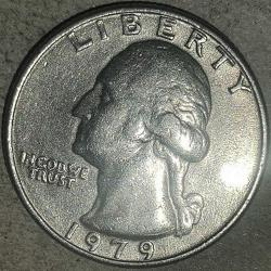 AMERİKA 1979  25 CENT ÇEYREK DOLAR