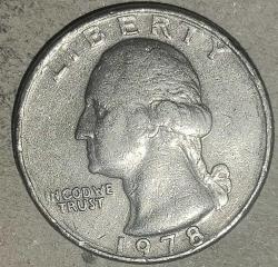 AMERİKA  1978    25 CENT ÇEYREK DOLAR