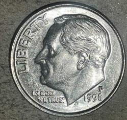 AMERİKA  1996 P   1 DIME