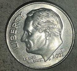 AMERİKA  2002  D  1 DIME