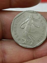 PR53----MADENİ PARA-- 1979 FRANSA 2 FRANK