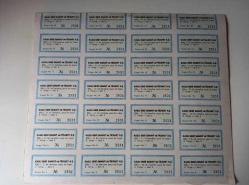 1971 KAZLI DERİ SANAYİ VE TİCARET A.Ş. HİSSE SENEDİ...