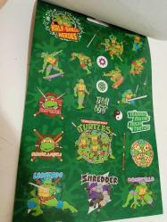 Ninja Kaplumbağalar 200 sticker set / Ninja Turtles TMNT