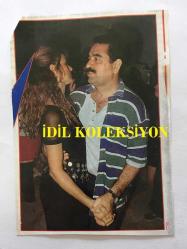 İBRAHİM TATLISES'İN DERYA TUNA İLE BİRLİKTE OLDUĞU DERGİLERDEN KESİLME 5 ADET FOTOĞRAF - 11 x 12 cm, 13 x 12 cm, 15 x 10 cm, 13 x 10 cm EBADINDA 5'Lİ TAKIM