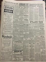 YENİ SABAH GAZETESİ 1 MAYIS 1961 YIL :23 SAYI:7950---Büyük tren kazası :25 ölü var ---Büyük bir radyo istasyonu kurulacak ---Gülek ,milleti elbirliği ile çalışmaya çağırdı --2 Trafik kazasında 3 kişi öldü ---Fatih Şilepinde de  kaçak eşya bulundu ---Köprüde bir deli ,ustura ile dört kişiyi yaraladı --Tunceli çarşısında 24 dükkan yandı ---Patlayan bir bomba köylü çocuğu öldürdü ---AP 35 ilde teşkilat kurdu ---Ne yapsın bu köylüler ?: Siyavuşgil --Ertuğrul Muhsin in film rejisörlüğüne başlaması ve çevirdiği ilk filmler ---Radyo Programları ---Portekiz yazar ve aydınlarının  manifestosu --Tavuk Vebası ile savaş başlıyor --3 Şaki vurularak öldürüldü ---Tiyatro :Yufka yüreklinin biri ---Anıtlar Derneği büyük bir tesis yaptırıyor --Tütün balıkları öldürüyormuş --Gazetelerimizde Bilimsel Yazılar --Basketbol da Zaferimiz --Güreş de dün gece 3 mağlubiyet aldık ---Galatasaray ,G.Birliğinden rövanşı güç aldı :1-0--Beşiktaş A.Ordu yu tek golle yenebildi ---