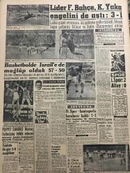 YENİ SABAH GAZETESİ 7 MAYIS 1961 YIL :24 SAYI :7956--Alican a göre CHP seçim kazanamaz --Bir inkılap aleyhtarı bir polisi bıçakladı ---Kruşçef ,Shepard ın başarısını küçümsedi ---Yüzbin Yahudi nasıl öldürülmüş --Tulga ,Polisler lise mezunu olacak dedi --V.Cephesi davasında tanıklar dinlendi --Gürsel ,dört bakandan izahat aldı --O.Bölükbaşı istifa etmeyi düşünmüyor ---Beş bin lira cepte !: Siyavuşgil --Filmciliğimiz de köyün yeri ve köy filmlerimiz ---9 Kabadayı gece yarısı  Kasımpaşa yı altüst etti ---Sinema :Romeo ve Juliet ,Deniz Kurdu ,Yıldırım Harbi ,---Marmara Bölgesin Yapak Müstahsili Sıkıntı İçinde----Lider Fenerbahçe ,K.Yaka engelini de aştı :3-1--Basketbol da İsrail e de mağlup olduk :57-50--Puppo Sandro Norveç Futbolunu Tetkik Edecek ---D.Spor-İzmirsporla berabere kaldı :1-1--Milli ligde bugün beş maç var --A.Gücü A.Ordu yu 3-0 yendi --İ.Spor:2 Altay :0--Tenis de ilk gün 2-0 mağlubuz --464 İstimlak alacaklısı parasını aldı --CENTO Gümrük Eksperleri Toplanıyor ---