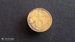 ALMANYA 5 REICHSPFENNIG 1939 F - NAZİ DÖNEMİ