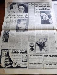 Cumhuriyet Gazetesi - 10 Şubat 1963 - General Kasım Ve 3 Arkadaşı Dün Sabah Yakalandı Muhakeme Edildi 13.30 da Kurşuna Dizildi - Şimdide Hudutlarını Kapatan Suriye'de Nasır Taraftarı İhtilal Bekleniyor - Irak'ta Milli Şehit İlan Edilen Kerküklü General Nazım Tabakçalı - Bağdat Radyosu - Çocuk Sesli İhtilalci - 8 Devlet Yeni Irak İdaresini Tanıdı - Dışişleri Bakanı Feridun Cemal Ergin Meclise Irak İhtilali Hakkında Dün Bilgi Verdi - Başbakan İsmet İnönü İle Bir Konuşma Yapan Sovyet Büyükelçisi İsmet İnönü'nün Yanından Sinirli Bir Şekilde Ayrıldı - Vazifesiz Memuriyet Yazan İlhan Selçuk Köşe Yazısı - Aşk Yolunda Yazan Jean Laborde Yazı Dizisi - Uygarlık Savaşı'nda Yenilgimiz Yazan Oktay Akbal - Ramazanda Anadolu 6 Yazı Ve Fotoğraflar Fikret Otyam Yazı Dizisi - Haftanın Şakaları Yazan Burhan Felek - Alın Yazısı Yazan Andre Armany Çizgi Roman - Küba Nasıl Komünist Oldu - Ünlü Şarkıcı Aznavour Edith Piaf İle Yanak Yanağa Fotoğraf - Fenerbahçe Yeşildirek'i Yendi - Beşiktaş Ankaragücü Maçı