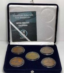 2015 Yılı Çanakkale Zaferinde Türk Donanması Bronz Hatıra Para Seti