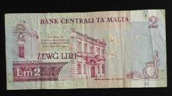 Malta 2 Liri 1967 ÇT KAĞIT PARA