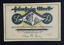 Almanya 50 Mark 1922 ÇİL (Dortmund Notgeld)