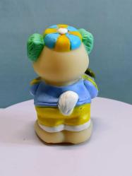 Tenis Oynayan Eski Rus Yapımı Kauçuk Ayı Figür Oyuncak