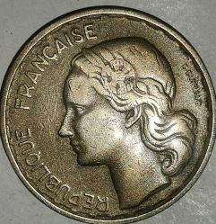FRANSA 1952    20 FRANK