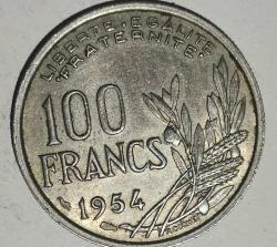 FRANSA 1954   100  FRANK