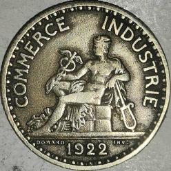 FRANSA 1922  1 FRANK