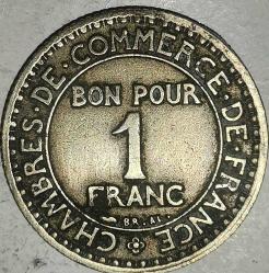 FRANSA 1922  1 FRANK