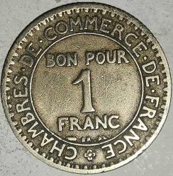 FRANSA 1923  1 FRANK