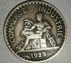 FRANSA 1923  1 FRANK