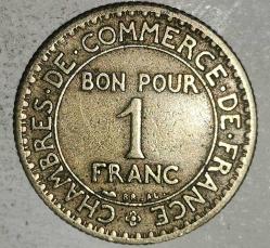 FRANSA 1923  1 FRANK