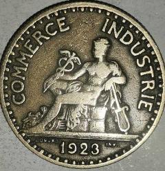 FRANSA 1923   2 FRANK