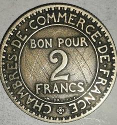 FRANSA 1923   2 FRANK