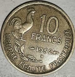 FRANSA 1952 B    10 FRANK