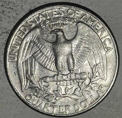 AMERİKA  1983 D    25 CENT ÇEYREK DOLAR