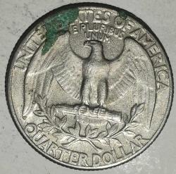 AMERİKA  1967   25 CENT ÇEYREK DOLAR