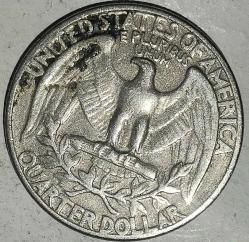 AMERİKA  1967   25 CENT ÇEYREK DOLAR