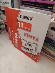 Türev Yayınları 11. Sınıf matematik biyoloji kimya Türk Dili ve edebiyatı Soru Bankası toplam 4 kitap