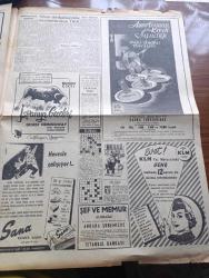 Hürriyet Gazetesi - 15 Nisan 1955 - Değişen Dünya Karşısında Türkiye Anlatan Kasım Gülek Yazı Dizisi - Kıbrıs'taki Tethişcilik Karşısında Müstemleke İdaresi Aciz Halinde - Fuat Köprülü Hariciyeden Ayrılıyor - Adnan Menderes Kasım Gülek'i Kabul Etti - Dün Ankara'ya Gelen Doktor Fazıl Küçük'ün Anlattıkları - Basın Hürriyeti Tahdit Olunmamalıdır - Dedektif Nik'in Maceraları Çizgi - Karnelerde Din Dersleri Başa Geçti - Günün Spor Haberleri - İstanbul'da Türk Ve Bizans Haberleri - Galatasaray Beşiktaş Maçına Eksik Takımla Çıkacak - Asrın En Büyük Aşkı Prenses Margaret İle Towsend'in Gönül Macerası Yazı Dizisi - Aşk Arzusu Aşk Ve Macera Romanı Çizen Faruk Geç - Canlı Fosiller Ülkesi Avustralya'da - Sarışın Yeni Lalyan Yıldızı Maria Benta - Karacaviran Üç Sevginin Romanı Yazanlar İlhami Bilger Halil Tufan - Gripin - Nevrozin - Haydarpaşa'daki Müthiş İnfilak Fotoğraf - Fatoş Çizgi Roman -  Güngörmüşler Çizgi Roman - Gökler Hakimi Gordon Çizgi Roman - Nilüfer Çizgi Roman - İstanbul Radyosu