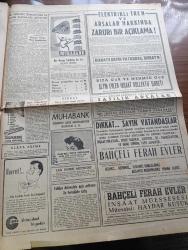 Hürriyet Gazetesi - 13 Ağustos 1955 - Ereğli Ve Zonguldak'ta Demokrat Partililerce Yakalanan Kasım Gülek Zonguldak'ta Zorla Karakola Götürüldü - Boğazda Asma Köprü İle İlgili Tetkiklere Başlanıyor - Kıbrıslı Kızlar Da Harp Okuluna Gitmek İstiyorlar - Tanınmış Film Akılı Cecil B. De Mille 74 Yaşını Kutladı - Amerika Hava Meydanlarını Rus Uçaklarında Açmaya Hazır - Dışarıya Mal İhraç Eden Türk Fabrikası Sümer Toplu Çırçır Fabrikası - Büyük Alman Yazarı Thomas Mann Öldü - Dedektif Nik'in Maceraları Çizgi Roman - Kıbrıslı Rumlar Kitle Halinde Adadan Kaçmaya Başladılar - Günah Yolcusu Aşk Ve Macera Romanı Çizen Faruk Geç - San Marino Seçimlerinde Ölüler de Rey Verecekmiş - Hollywood'dan Niçin Kovuldum Anlatan Simone Silva - Muhabank - 14. Balkan Oyunları Bugün Saat 16.45 te Açılıyor - Galatasaraylılar Kendi Aralarında İddialı Bir Maç Yaptılar - Fatoş Çizgi Roman - Güngörmüşler Çizgi Roman - Gökler Hakimi Gordon Çizgi Roman - Fenerbahçe Dün Bir İdman Daha Yaptı