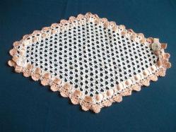 DANTEL - KAHVE TEPSİSİ ÖRTÜSÜ