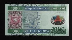 Moritanya 1000 Ouguiya 2014 POLİMER ÇİL KAĞIT PARA