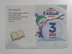 2025 Diyanet Çocuk Takvimi - 03 Ocak 2025