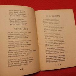 SAZIMDAN SESLER. AŞIK VEYSEL PARMAK YAŞ MÜHÜR İMZALI. ÇOK NADİR.