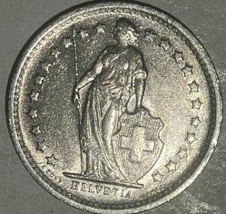 İSVİÇRE 1969  1/2 FRANK