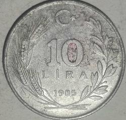 TÜRKİYE  1985   10 LİRA
