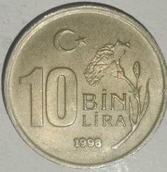 TÜRKİYE  1998   10 BİN LİRA
