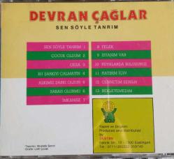 devran çağlar sen söyle Tanrım destan müzik cd nadir