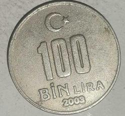 TÜRKİYE  2003   100  BİN LİRA