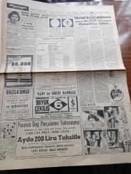 Hürriyet Gazetesi - 4 Ağustos 1958 - Türkiye'ye Yapılacak Dış Yardım 359 Milyon Dolar - Kıbrıs'ta Türkler Himaye Edilmiyor - Kruşçef Gizlice Çin'e Gitti - Irak'ın Bağımsız Kalmak Azminden Batı Memnun - Kasım Gülek Açılan Krediye Memnunuz Fakat Diyor - Acı Hayaller Macera Romanı Yazan Chris Massie Yazı Dizisi - Dedektif Nik'in Maceraları Çizgi Roman - Hürriyet'in 50. Yıldönümü 1908 1958 Yazan Nizamettin Nazif Tepedelenlioğlu Yazı Dizisi - Esir Melek Aşk Ve Macera Romanı Çizen Faruk Geç - Jean Seberg Beyaz Perdeyi Terketmeyecek - Mafia 50 Senedir Amerika'yı Titreten Cinayet Şebekesi Yazan Ed Reid Yazı Dizisi - Gözlerden Uzaklaşınca Dünya Yazan Hüsamettin Müstakimoğlu Yazı Dizisi - Türkiye Atletizm Birincilikleri Sona Erdi - Remondini Milli Takım Antrenörü Mü Oluyor -  Fatoş Çizgi Roman - Güngörmüşler Çizgi Roman - Gökler Hakimi Gordon Çizgi Roman