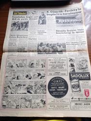 Hürriyet Gazetesi - 26 Aralık 1959 - Piyasada Eksikliği Çekilen Ev Eşyaları İthal Edilecek - Atıf Topaloğlu Dün CHP'den İstifa Etti - Avrupa Pazarı Mevzuunda Çeşitli Görüş Ve Temenniler - Kimse Mecmuası Aleyhine 2 Yeni Tahkikat Açıldı - Brigitte Bardot Yeni Bir Şeki Verecek - Beni Bırakma Aşk Romanı Yazan Harold Robbins Yazı Dizisi - Trafik Kontrolü Sabaha Kaşar Devam Edecek - Dedektif Nik'in Maceraları Çizgi Roman - Turkuaz Gazinosu Programı - İstanbul'da Bugün Sinema Tiyatro Programı - Dünyanın En Kudretli İstihbarat Servislerini İdare Eden Adam Allen Dulles - Sinema Karaborsacılarının 3 Aylık Karı 630 Bin Lira - Yolumuz Ayrılıyor Aşk Ve Macera Romanı Çizen Faruk Geç - Dosyamdaki Hollywood Yazan Jerry Giesler Yazı Dizisi - Yılların Ardından Yazan Muazzez Tahsin Berkand Yazı Dizisi - Belinda Lee İle Philippo Kesiminin Gürültülü Aşk Macerası Sona Erdi - Fenerbahçe Bugün  Saat 18.10 da Yurda Dönüyor - Namağlup Beşiktaş Bugün Gençlerbirliği İle Oynuyor - Fatoş Çizgi Roman - Güngörmüşler