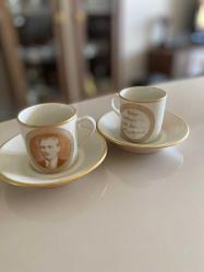 Vintage Atatürk Kahve Fincan Seti