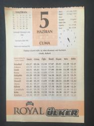 5 HAZİRAN- 2009 -TAKVİM YAPRAĞI-DOĞUM GÜNÜ HEDİYESİ-ÜLKER TAKVİMİ,KUTALMIŞGİL SÜLEYMANŞAHIN VEFATI 1086,KOCA YUSUFUN ÖLÜMÜ,1891,MUSLUN IRAKA BIRAKILMASI 1926,KARARAN PERDELER,ÇOCUĞUNUZUN İSMİ,CİĞERLİ MANTARLI OMLET