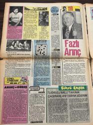 MİLLİYET SPOR GAZETESİ - 14 KASIM 1973-fazlı arınç-alman futbol Ligi-Arif Nusret say-Aziz Çöl-Tuğrul’u milli takım-bülent oral-Ergün emek-Nezih alkış-Türkiye liginde sonuçlar ve puan durumu-Göztepe-Dünya Kupası’ndaki son maçımız-iki jimnastikçi kız-İranlı Yüzücüler-Müjdat gezen-Reha eruş-vasil aleksiev -Fenerbahçe-İskender Songur-Hatayspor-üçüncü ligde liderler yerini koruyor-Samsunspor-Kamuran Sümercan-lester piggotu -Yavuz Bayraktar-Yavuz üzgün-Nurhan Aydın-Oğuz Tongsir