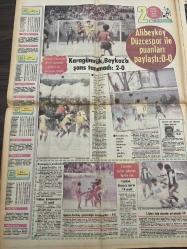 MİLLİYET SPOR GAZETESİ - 12 NİSAN 1982-eskişehir başkanı-Beşiktaş-Trabzonspor-Fenerbahçe-Tamer Güney-kayakçı ırene epple -kürek sezonu federasyonu kupası-Danimarkalı Türkler-basketbol milli takımı-Alibeyköy Düzcespor ile-Karagümrük Beykoz’a karşı-ikinci Türkiye ligi grubunda durum-sirkeci Eyüp maçı-Galata Feriköy-Çanakkale Kasımpaşa maçı-İnönü Stadı’nın önündeki trafik-İstanbul ikinci küme hentbol maçları-Avrupa ligleri-İstanbul üçüncü küme voleybol maçları-İstanbul ilkokullar hentbol müsabakaları Spor Toto tahmin cetveli-Tamer Güney-iki alman vücut şampiyonu-İstanbul amatör gençler liginde oynanan maçlar-Dünya Kupası’nın kaderi-vücut geliştirme milli takımı- Kadir akat-Sinan erbil-İlhan Söyler-tankut antikacıoğlu-Ergun emek-Ediz Hun-İtalya milli takım antrenörü-İlker Ateş Gökalp Öktem-Fenerbahçe bok takımı-Avustralyalı  schacner